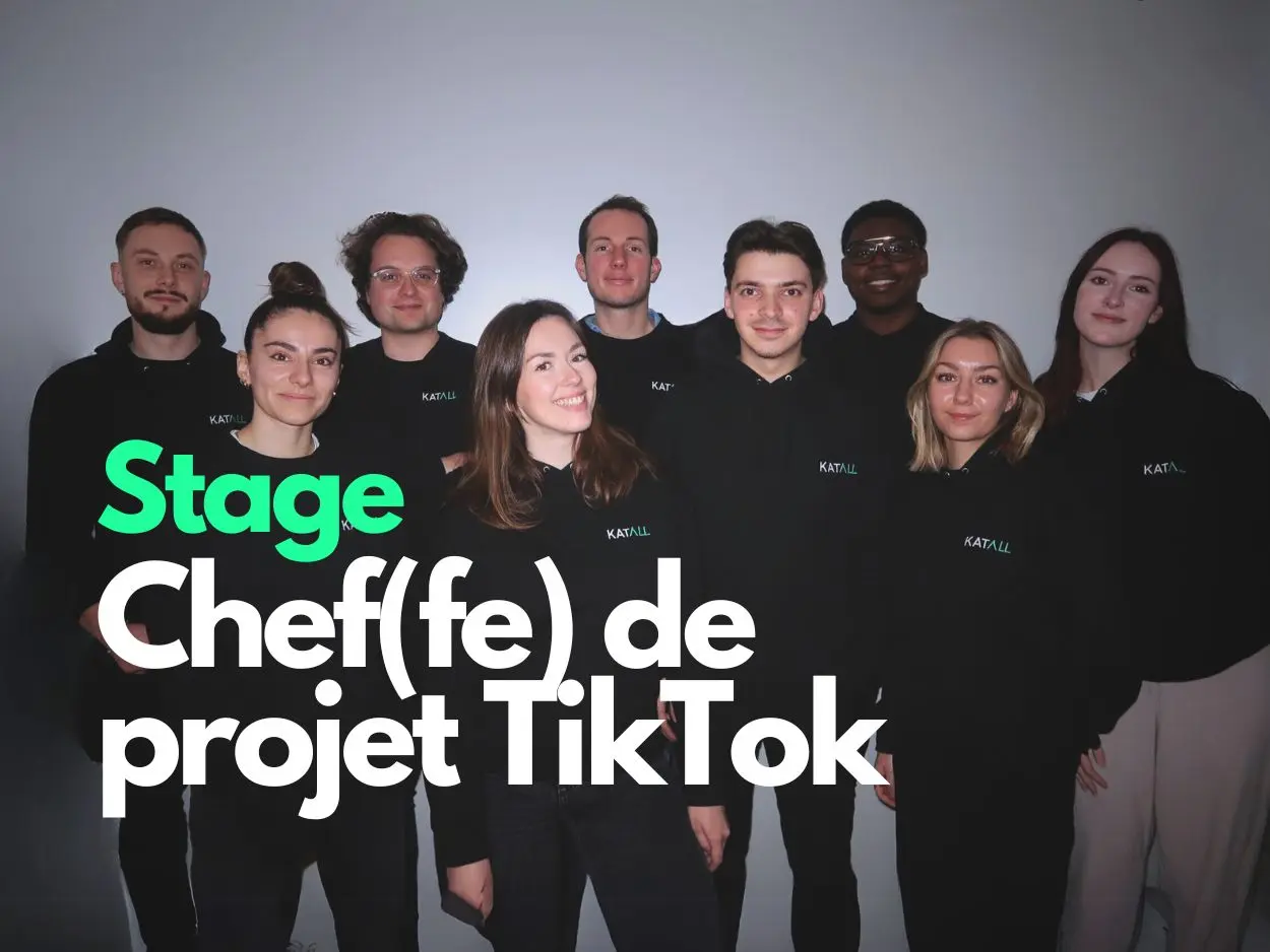 Chef de projet Marketing TikTok &#8211; Stage 6 mois